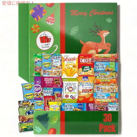 クリスマス ヘルシー グリーン ボックス 30個入り 1.3kg Blue Ribbon ブルーリボン ばらまきスナック スナック ギフトボックス お菓子 まとめ買い 個包装