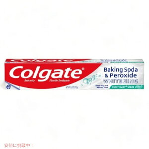 Colgate RQ[g x[LO\[_yLTCh tXg~gXgCv  170g Baking Soda & Peroxide Whitening Frost Mint Strips 6.0oz