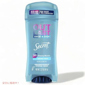 シークレット アウトラスト クリアジェル シャワーフレッシュの香り 67g / Secret Outlast Clear Gel Deodorant [Shower Fresh] 2.37oz