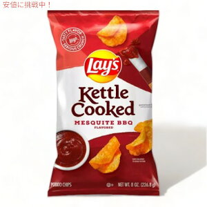 Lay's ���C�Y �P�g���N�b�N�h ���X�L�[�g�o�[�x�L���[ �|�e�g�`�b�v�X 226g Kettle Cooked Mesquite BBQ Potato Chips 8oz