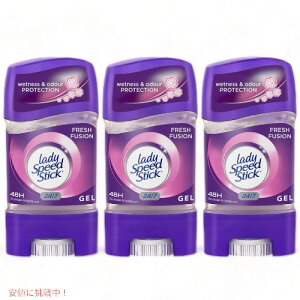 3{Zbg Lady Speed Stick fBXs[hXeBbN tbVt[W WF fIhg 65g Fresh Fusion Gel Deodorant 2.3oz