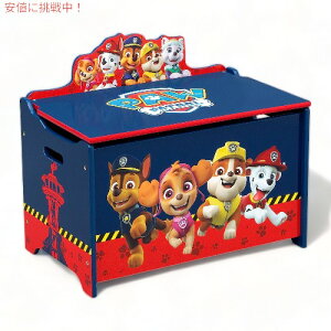 Delta Children f^`h pE pg[ LbY [ ᔠ ЂÂ TB87207PW PAW Patrol Deluxe Toy Box