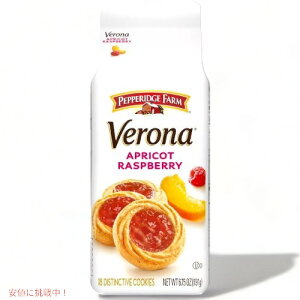 Pepperidge Farm �y�p���b�W�t�@�[�� ���F���[�i �A�v���R�b�g ���Y�x���[ �T���v�����g �N�b�L�[ 198g erona Apricot Raspberry Thumbprint Cookies 6.75oz