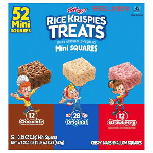 CXNXs[~j NXs[g[c oGeBpbN (52{) Rice Krispies Mini Crispy Treats Variety Pack (52 Bars)