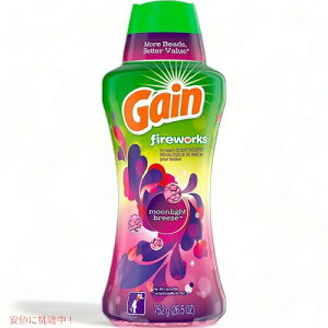 QC F r[Y 752g [Cg u[Y̍ Gain Fireworks Laundry Scent Booster Beads Moonlight Breeze 26.5oz