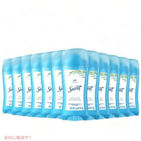 12個セット Secret Shower Fresh Invisible Solid & Deodorant 2.6oz / シークレット インビジブルソリッド デオドラント シャワーフレッシュ 73g