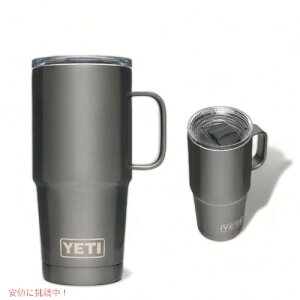 YETI Rambler 20oz Travel Mug With Stronghold Lid Graphite / CGeB u[ 20oz/591ml gx}O XgOz[hW