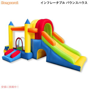 Ct[^u oEXnEX 8 in 1 ^oEXLbX vCnEX Hongcoral Inflatable Bounce House, 8 in 1 Large Bounce Castle