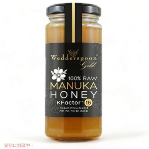 Wedderspoon Gold Raw Manuka KFactor 16 325g(11.5oz)/ EF_[Xv[@S[h@100%}kJI@Kt@N^[16