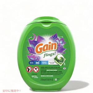 Gain Flings �Q�C�� �t�����O�X ������ �W�F���{�[�� [���[�����C�g�u���[�Y] �I�L�V���t�@�u���[�Y 96���� Moonlight Breeze Scent 96ct Laundry Detergent Pacs �ߗޗp���
