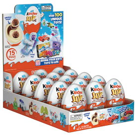 キンダー Kinder JOY Eggs 15個入り チョコレート キャンディ エッグ おもちゃ付き サプライズ Sweet Cream and Chocolate Wafers with Toy