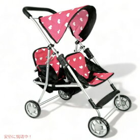 ニューヨークドールコレクション The New York Doll Collection マイ ファースト ドール ツイン ストローラー 人形用 Twin Stroller