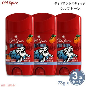 �y3�Z�b�g�z�I�[���h�X�p�C�X �f�I�h�����g Wolfthorn / �E���t�g�[�� 73g Old Spice Wild Collection Deodorant 2.6oz