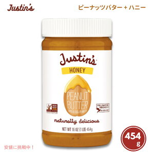 Justin's WXeBY nj[s[ibco^[uh 454g ݂͂ s[ibco^[ Honey Peanut Butter Blend 16oz