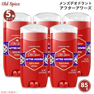 5Zbg Old Spice Red Collection Deodorant After Hours 3 oz / I[hXpCX fIhg bhRNV At^[A[Y 85 g