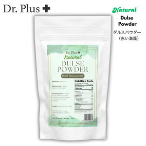 Dr.Plus Formula �_���X�p�E�_�[(�Ԃ��C��) 1lb Dulse Powder (Red Seaweed) 454g