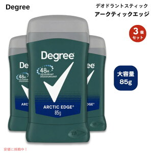 �y3�Z�b�g�zDegree �f�B�O���[ �j���p �f�I�h�����g [ �A�[�N�e�B�b�N�G�b�W ] 85g Men Deodorant Arctic Edge 3oz