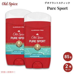 �y2�{�Z�b�g�z�I�[���h�X�p�C�X �f�I�h�����g �s���A�X�|�[�c 85g / 3oz ���b�h�R���N�V���� Old Spice Red Collection Deodorant Pure Sport
