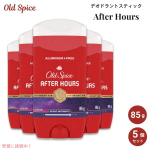 5�Z�b�g Old Spice �I�[���h�X�p�C�X �f�I�h�����g ���b�h�R���N�V���� �A�t�^�[�A���[�Y 85g / 3oz Red Collection Deodorant After Hours