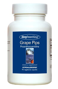 Allergy Research Grape Pips 90 capsules / �A�����M�[���T�[�`�O���[�v �O���[�v ��G�L�X ��h���� 90�J�v�Z��