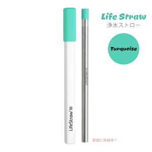 ���C�t�X�g���[ LifeStraw �ė��p�\ �X�e�����X�� �򐅃X�g���[ �^�[�R�C�Y�F Reusable Stainless Steel Water Filter Drinking Straw
