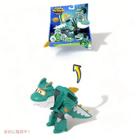 Super Wings - 5インチ 変形ティノ 恐竜 飛行機 ロボット アクションフィギュア シーズン6 新キャラクター
