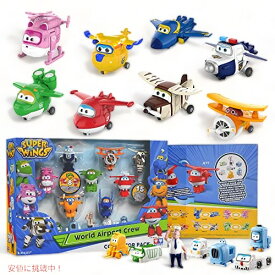 Super Wings Toys 15パックプレイセット