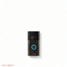 Ring Video Doorbell 1080p HD ビデオ、改善されたモーション検出、簡単なインストール ベネチアン ブロンズ