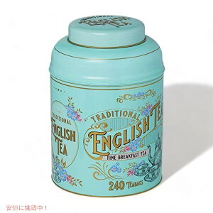 New English Teas �r���e�[�W �r�N�g���A�� ���E���h �e�B�[ �L���f�B 240�C���O���b�V�� �e�B�[�o�b�O (�~���g �O���[��)
