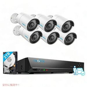 REOLINK 8CH 5MP ZLeB J VXeA6̗LJA2TB HDDA24  365ARLK8-410B6-5MP