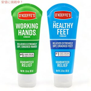 O'Keeffe's �I�L�[�t ���[�L���O�n���h�N���[�� & �w���V�[�t�b�g�N���[�� �Z�b�g 85g(3oz) x �e1�� �`���[�u