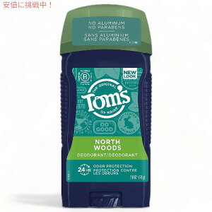 gYIuC Tom's of Maine Y m[XEbY fIhg 79g / Men's North Woods Deodorant 2.8oz
