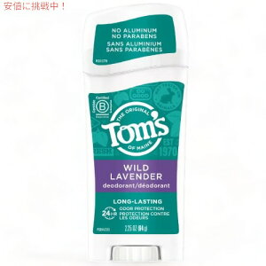 �g���Y�I�u���C�� Tom's of Maine �i�`������ �f�I�h�����g�X�e�B�b�N ���x���_�[ 64g / Long Lasting Natural Deodorant Stick Lavender 2.25oz