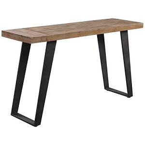 Uttermost 24877 Freddy --55 �@�R���\�[���e�[�u���A�e�N�X�`���[�h�G�C�W���O�u���b�N�t�B�j�b�V��