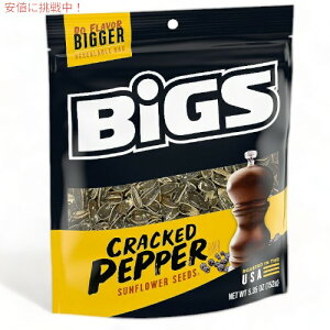 BIGS rbOX Ђ܂̎ V[\gubNybp[ Tt[V[h AĴَq BIGS Sea Salt & Black Pepper Sunflower Seeds
