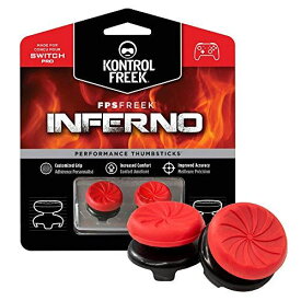 KontrolFreek Inferno for Nintendo Switch Proコントローラー 2高層凹地赤