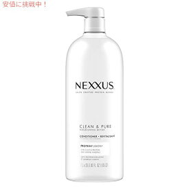 Nexxus クリーンでピュアなコンディショナー、ProteinFusionシリコン、染料、パラベンフリーの栄養のある髪用33.8オンス