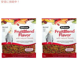 ZuPreem FruitBlend �t���[�o�[ �y���b�g �o�[�h �t�[�h ���^���p 2 �|���h (2 �p�b�N)