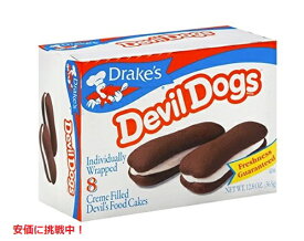 Drake's Devil Dogs ドレイク デビルドッグ クリーム入り チョコレートケーキ 8個入り