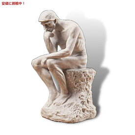 NEWQZ 考える人像 卓上 芸術品 置物 レプリカ オブジェ [サンドストーン] Creative Thinker Statues Individual Figurine for Living Room Decor, Sandstone