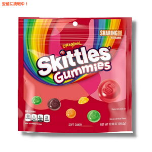�X�L�g���Y �I���W�i���K�~�[�Y �t���[�c�O�~�L�����f�B�[ 340g Skittles Original Chewable Candies Sharing Size 12oz