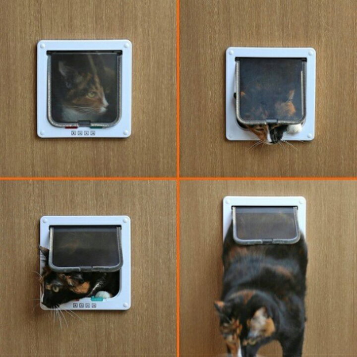 楽天市場 ペットドア 取り付け 自作 工事不要 猫 犬 ペット用ドア 出入口 キャットドア ペット用品 引き戸 サッシ 室内 屋内 ペットドアゲート 扉 ふすま マグネット ペット用ドアゲート ペット用ドアガード ペット用ドア開閉 猫用ドアゲート ロック 壁 気密性 静音 透明