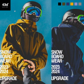 スノーボードウェア スキーウェア メンズ ジャケット パンツ 上下セット スノボウェア スノボ スノボー ウエア ユニセックス レディース Peak Jacket and Hang Pants Reprint Model 43DEGREES 【2020年復刻モデル】
