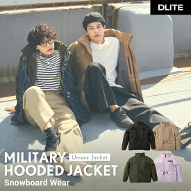 スノーボードウェア ユニセックス ジャケット Military Hooded Jacket スキーウェア レディース メンズ スノボウェア 43DEGREES 2022-2023モデル スノーボード ウェア スノボ ボード ウエア