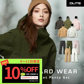 ＜一部予約＞ スノーボードウェア スキーウェア 上下セット スノボウェア スノーウェア スノーボード ウェア スノボ ボード スキー ウエア セットレディース 北海道 札幌 送料無料 DLITE ディライト