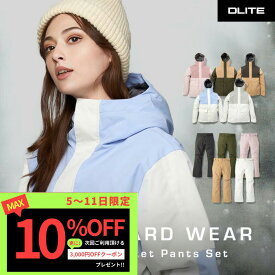 スノーボードウェア スキー ウエア 上下セット スキーウェア スノボウェア スノーウェア スノーボード ウェア スノボ ボード セット オーバーサイズ 大きいサイズ レディース 北海道 札幌 送料無料 DLITE ディライト