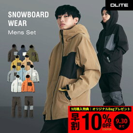 【9月購入特典つき】スキーウェア スノーボードウェア メンズ 上下セット スノボウェア スノーウェア スノーボード ウェア スノボ ボード スキー ウエア セット メンズ レディース ユニセックス 北海道 札幌 送料無料 DLITE ディライト FS-DL220506