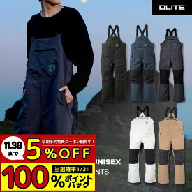 【5％OFFクーポン｜抽選で最大100%Pバック※要エントリ】＜一部予約＞スノーボードウェア パンツ ビブパンツ ビブパン つなぎ ツナギ スキーウェア スノボウェア スノーウェア スノーボード ウェア スノボ ウエア スノーボードパンツ 大きいサイズ 黒 白 ネイビー DLITE