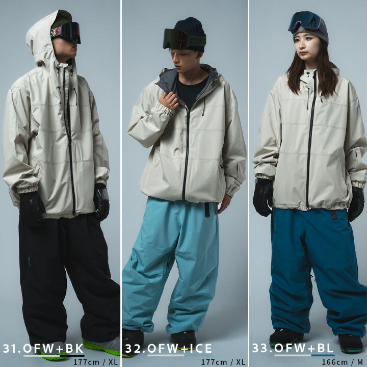 美品上下セット のこし 24-25 XL 男女GTsnowboard スノーボードウェア