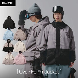 スノーボードウェア スキーウェア オーバーフォーム ジャケット 単品 メンズ レディース ユニセックス スノボ スノボー スノーボード ボード スノボウェア ウエア 上 トップス ジャンバー 撥水 中綿なし 人気 おしゃれ DLITE 43Degrees 【2025-26最新作】
